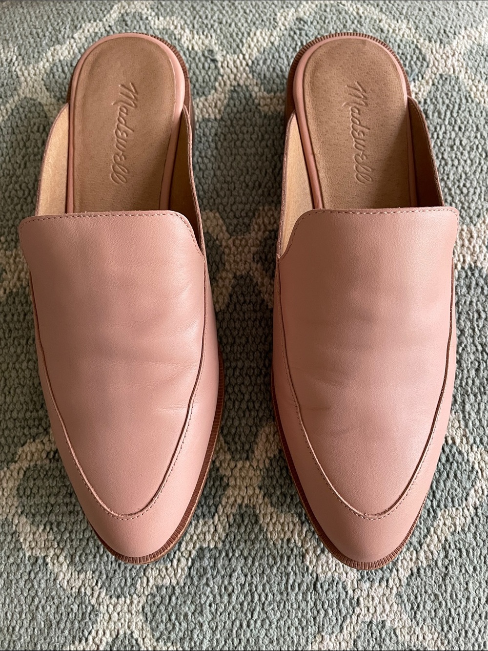 Madewell Frances Loafer Mule in Leather Size 6.5
